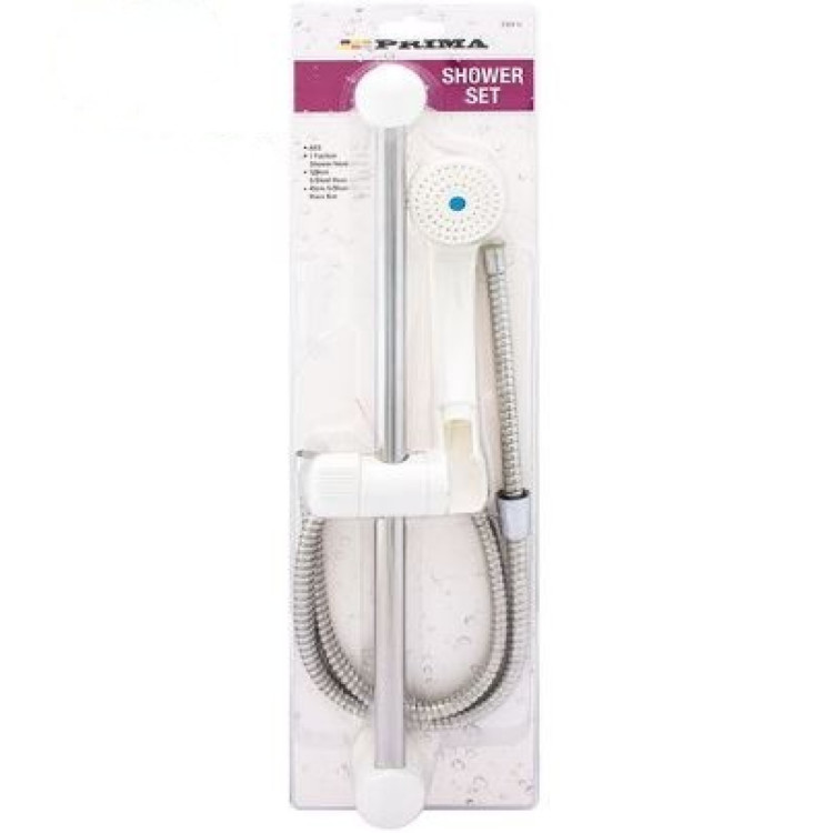 Prima One-Function Abs Stainless Steel Shower Set 120cm