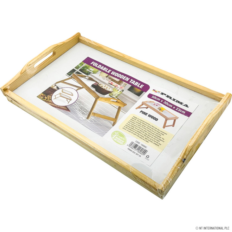 Prima Pine Wood Bed Tray