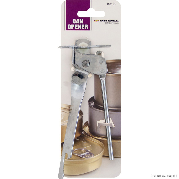 Prima Stainless steel Can Opener On Card