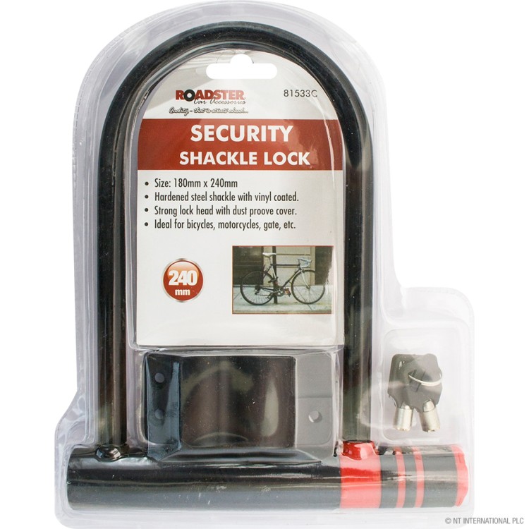 Roadster Security Shackle Lock 180Mm X 240Mm
