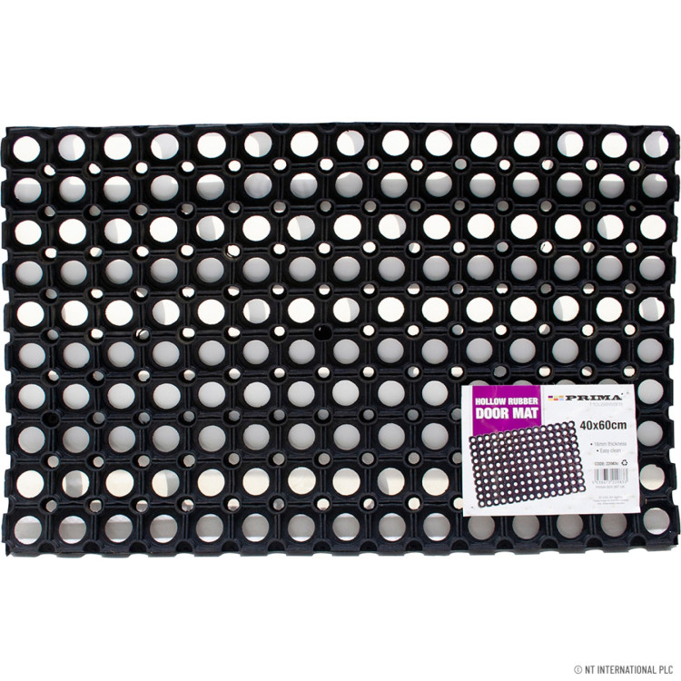  Rubber Hollow Door Mat 16mm 40 x 60cm