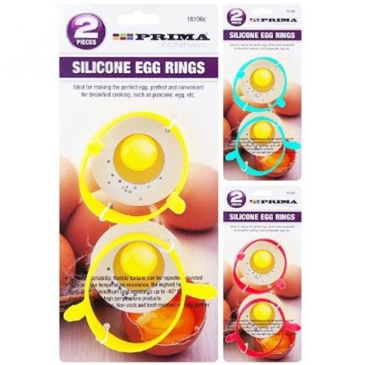 Prima 2pk Silicon Egg Rings