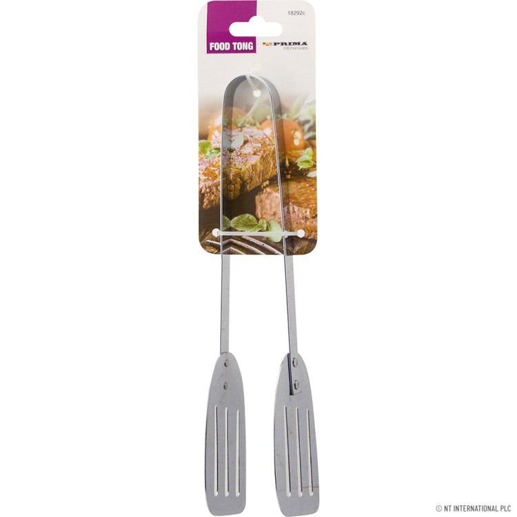  23cm S/S Food Tong - On Card