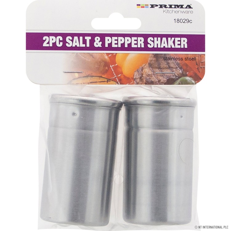 S/S Salt & Pepper Shaker 8X4.5Cm