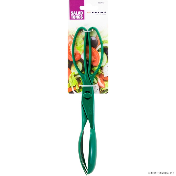 Prima  Salad Tongs Transparent - Green