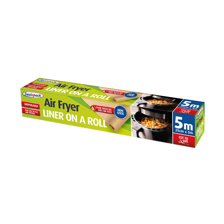 Seal-A-Pack Disposable Air Fryer Liner Roll 5M X 25Cm 