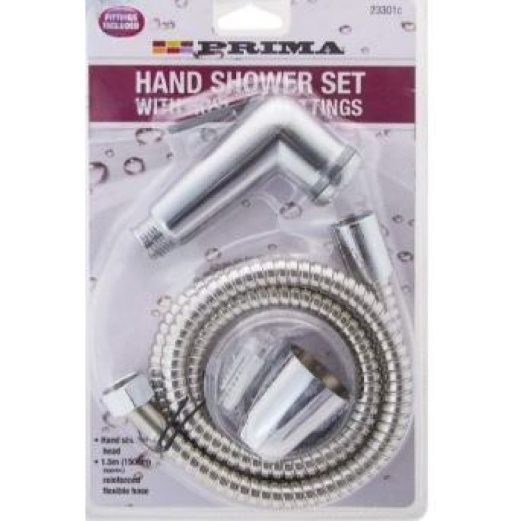 Prima Hand Shower Set With Hose Fittings