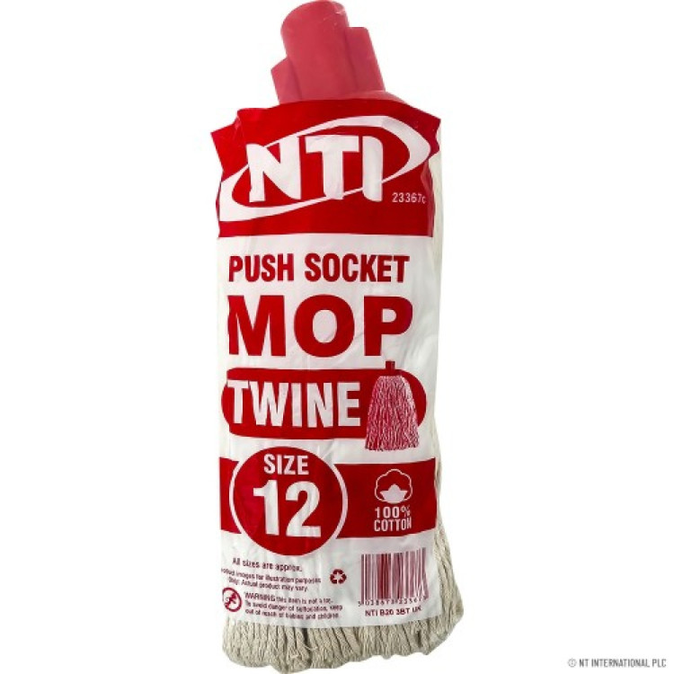 Size 12 Mop Head 200 Gram Twine Plastic - (6)