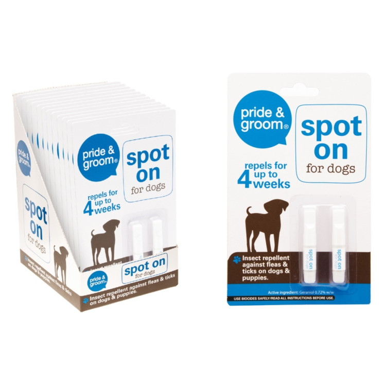 Pride & Groom Spot On For Dogs