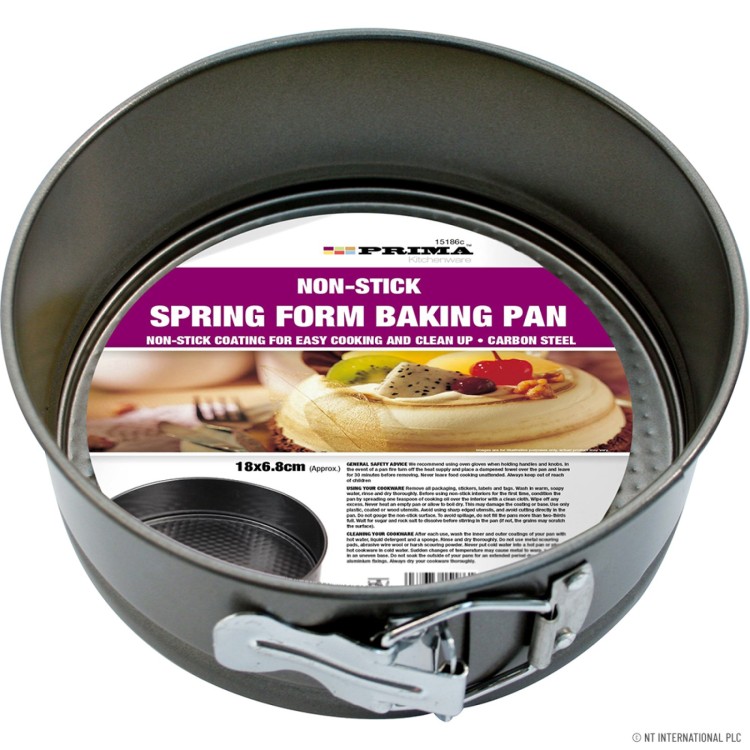 Spring Form Cake Tin 18X6.8Cm