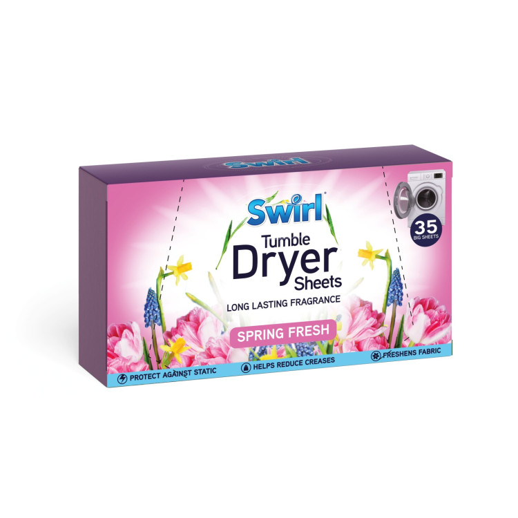 Swirl  Swirl Laundry Sheets Spring Fresh 35Pk