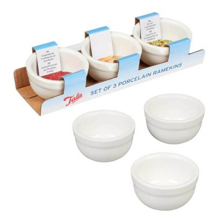 Tala Set 3 Ceramic Bowls 5cm Dia