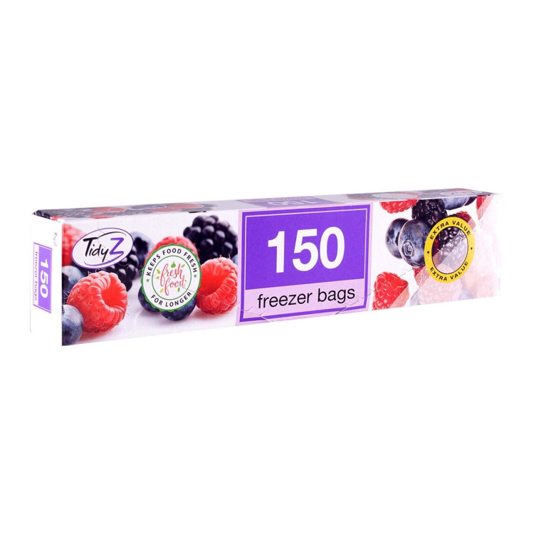 Tidyz 150 Freezer Bags (Roll In Dispenser Box)