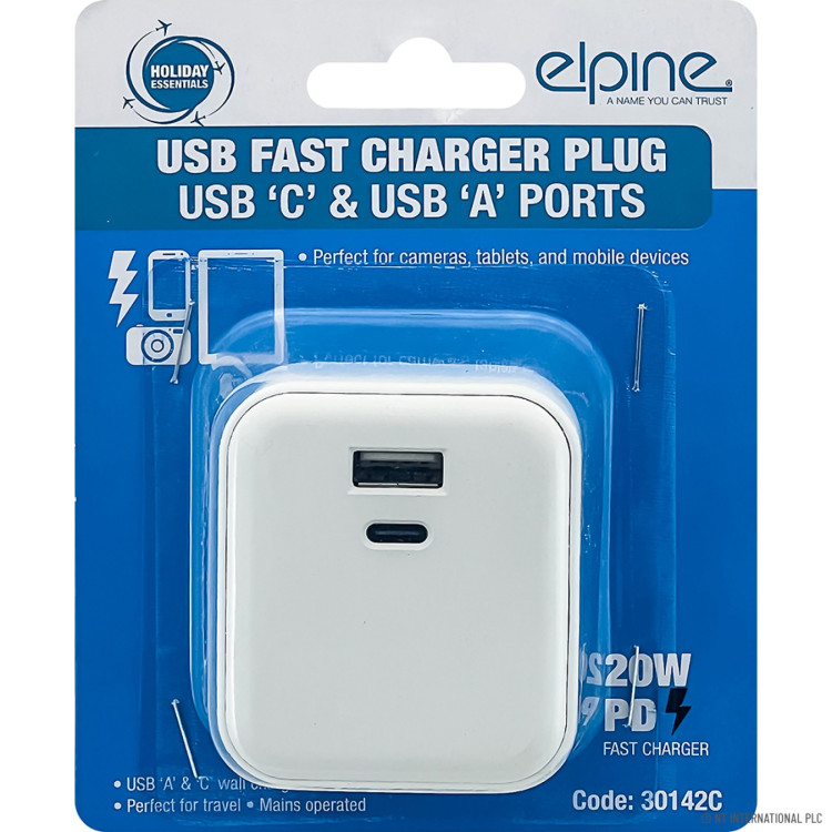 USB Fast Charger Plug